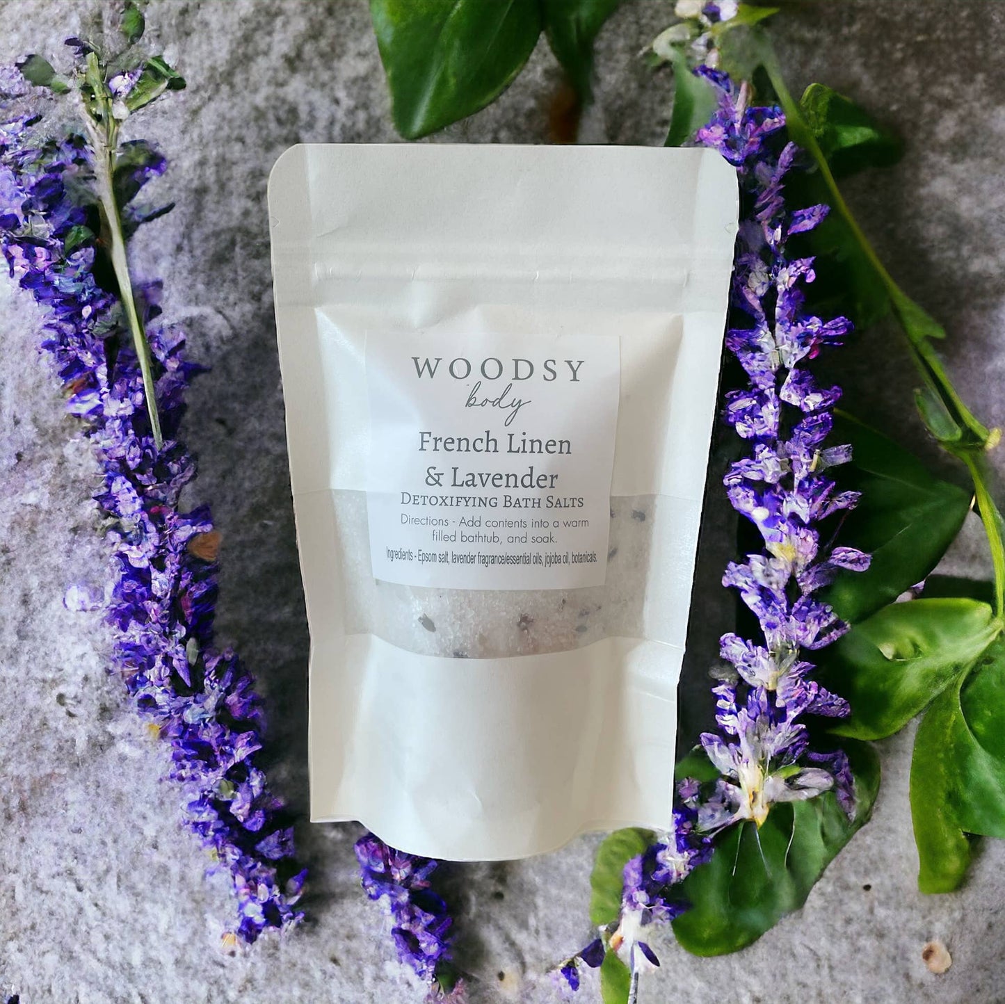 French Linen & Lavender -  Bath Salts 3.3oz