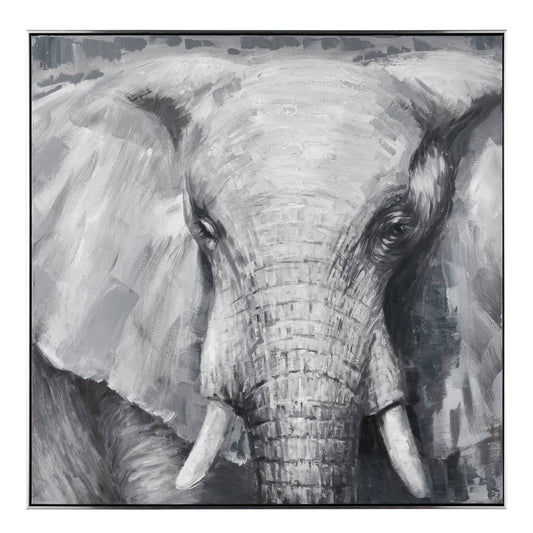 Legendary Elephant Framed Canvas Wall Art