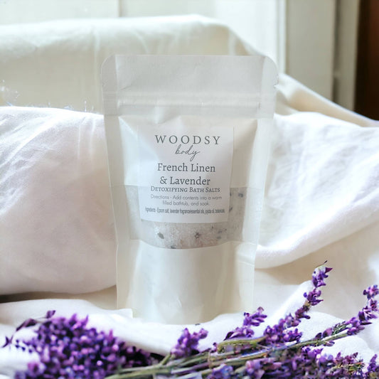 French Linen & Lavender -  Bath Salts 3.3oz