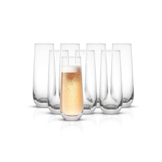 Milo Champagne Glasses 9.4 oz, Set of 8