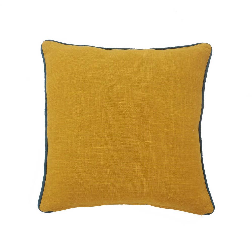 Yellow Bird of Paradise Throw Pillow