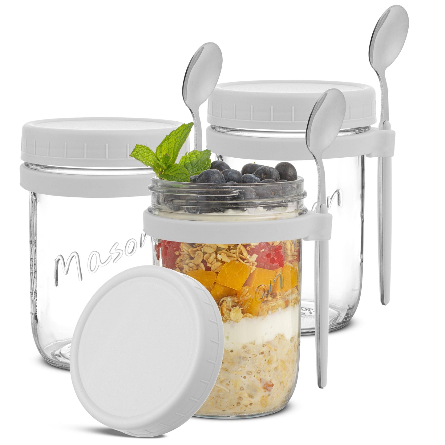 Dawn Overnight Oats Glass Containers - Set of 3