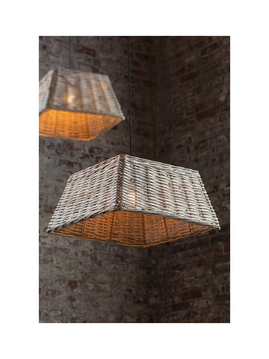 Handwoven Square Pendant Shade